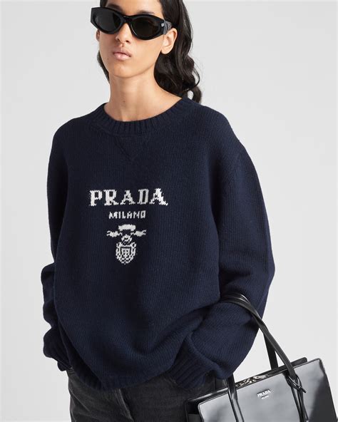 prada cardigan sweater|Prada milano sweatshirt.